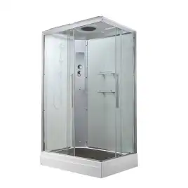 Душевая кабина AvaCan K2810 100x80 см, низкий поддон, с крышей