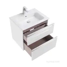 Тумбы под раковину Roca The Gap 60 A857397806 подвесная, цвет, Белый глянец