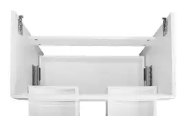 Тумба с раковиной Azario Эстима 80 CS00094584, подвесная, Белая глянцевая