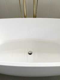 Ванна из литьевого мрамора  Aqua de Marco ANGELO 173х80 Белая 1175WANG