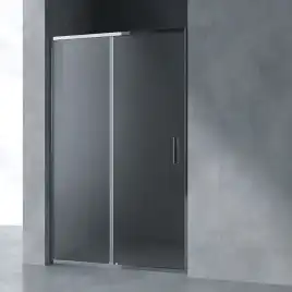 Душевая дверь в нишу AVS Вектор 120 см профиль хром, стекло матоввое, 803-0002-195-12-CR-M