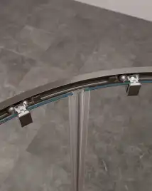 Душевой уголок CEZARES MOLVENO-R-2-100-C-GM-IV стекло Прозрачное, профиль Оружейная сталь