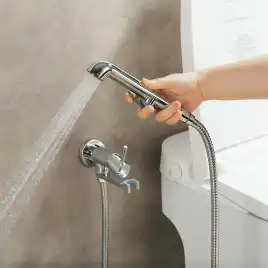 Смеситель с гигиеническим душем Aquatek Ника AQ1819CR, Хром