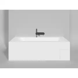 Ванна Salini ORLANDA KIT PLUS 190х100 102114M из материала S-Sense, Белая матовая