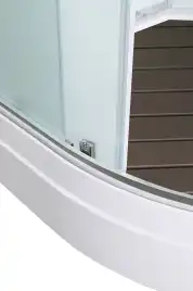 Душевая кабина AvaCan EM2090LED 90x90 см, низкий поддон, с крышей