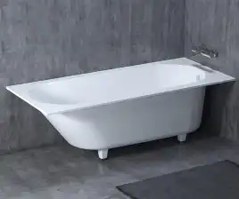 Ванна Salini ORNELLA 170х80 102324M из материала S-Stone, Белая матовая