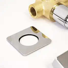 Смеситель для раковины AVS Cube 811-202-CR встраиваемый, с внутренней частью, хром