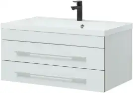Тумба под раковину Aquanet Верона 90 белый (подвесная 2 ящика) 172335