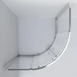 Душевой уголок Vincea Garda 90х90 VSQ-1G900CLB, дверь раздвижная, профиль черный, стекло прозрачное