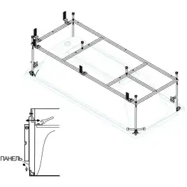 Металлический каркас CEZARES METAURO-Central-MF