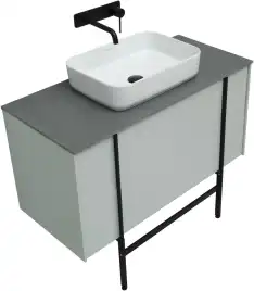 Тумба под раковину Allen Brau Reality 100 1.32007.PWM папирус матовый