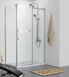 Душевой уголок Azario Vancouver 120х100х200 AZ-NKF1131R 1000 профиль Серебро, стекло Прозрачное