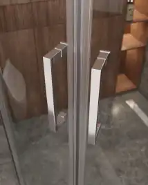 Душевой уголок CEZARES MOLVENO-RH-2-110/90-C-Cr-IV стекло Прозрачное, профиль Хром