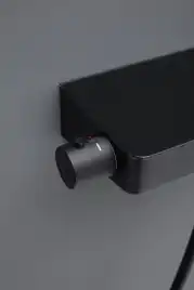 Смеситель для душа Allen Brau Fantasy 5.11002-31, термостатический, цвет Черный матовый