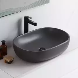 Раковина накладная BelBagno 600х420х140 BB1084-H311, цвет Серый