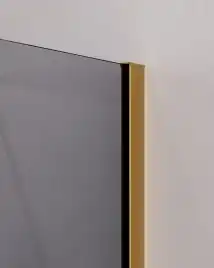 Душевой уголок CEZARES SLIDER-AH-2-80/90-100/110-GRIGIO-BORO стекло Тонированное (графит), профиль Брашированное золото