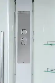 Душевая кабина AvaCan EM2090 90x90 см, низкий поддон, с крышей