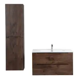 Тумба под раковину BelBagno ETNA-1000-2C-SO-RW-P подвесная Rovere Moro