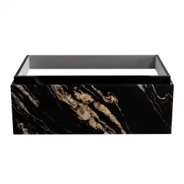 Тумба под раковину Cezares SLIDER 80 см, SLIDER-800-1C-SO-NF-P подвесная, Черный фьюжн