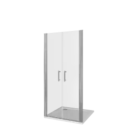 Душевая дверь Good Door Mokka SD-90-C-WE, МК00003, профиль Белый, стекло Прозрачное