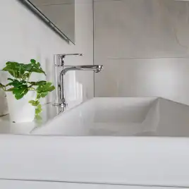 Тумба с раковиной AVS Вернисаж 100 белая глянцевая (раковина белая), подвесная 2 ящика, N814-01-1000WG-02-1010WG