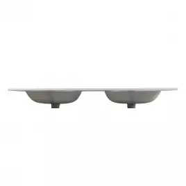 Керамическая раковина с двумя чашами BelBagno BB1400-2-ETL