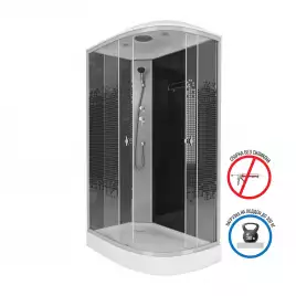 Душевая кабина Niagara Eco 120х80х215 NG-4512-14R низкий поддон, без гидромассажа