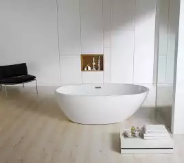 Акриловая ванна Azario LEEDS 170х85 LEE17085, отдельностоящая, белая
