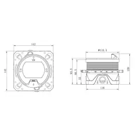 Душевая система  Vincea Inspire VSFW-3I22MT2GM VSFW-3I22MT2GM  с термостатом, встраиваемая, вороненная сталь