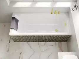 Акриловая ванна WHITECROSS Wave 130x70 белая, 0101.130070.100