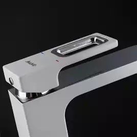 Смеситель для раковины Gappo G1017-8, Белый / Хром