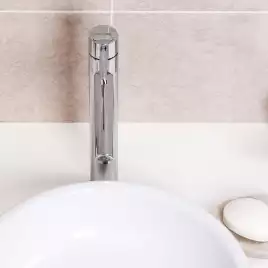 Смеситель для накладной раковины WasserKRAFT Main 4100 4103H, однорычажный, высокий, Хром