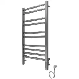Полотенцесушитель электрический 50х90 Aquatek Поларис П10 AQ EL KO1090CH, диммер справа, Хром