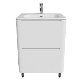 Тумба с раковиной IDDIS Edifice 60, напольная, Белая, EDI60WFi95K