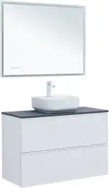 Тумба под раковину Aquanet Арт 100 белый матовый 313257