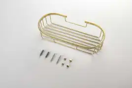 Полка для душа Aquatek AQ4916BG, Золото матовое