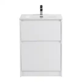 Тумба под раковину BelBagno KRAFT-600-2C-PIA-BO напольная Bianco Opaco