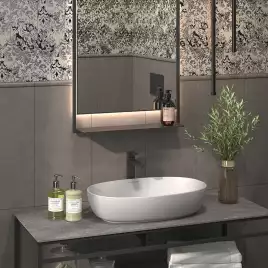 Раковина KERAMA MARAZZI PLAZA накладная, 60 см, белая глянцевая, PLR.wb.60