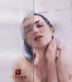 Душевая дверь Vincea Garda 90 VDB-1G900CH, складная, профиль хром, стекло шиншилла