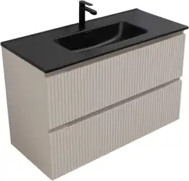 Тумба под раковину Aquanet Джейн (Flat) 90 бежевый, 343978