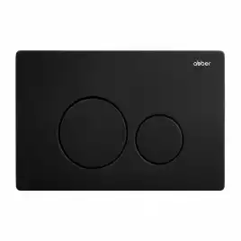 Комплект унитаза с инсталляцией ABBER Bequem AC1100MB-AC0105, черный матовый и кнопкой смыва AC0121MB черная матовая