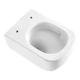 Подвесной унитаз Azario Ollin AZ-1883WH безободковый, смыв Торнадо, в комплекте с сидением микролифт, Белый глянцевый