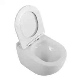 Подвесной унитаз BelBagno SENSO-TOR BB017CH-TOR/SC, безободковый, смыв торнадо с сиденьем микролифт, Белый