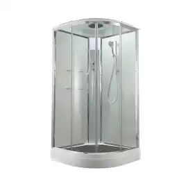 Душевая кабина AvaCan EM2011T 110x110 см, низкий поддон, с крышей