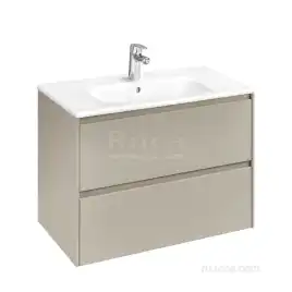 Тумбы под раковину Roca Ona 80 A857630510 подвесная, цвет, Бежево-серый матовый