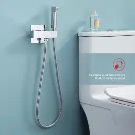 Смеситель с гигиеническим душем Raglo R24.56 с термостатом, Хром