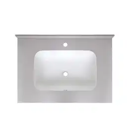 Раковина мебельная AVS Шарм 80x56 белая/серая