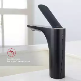 Смеситель для раковины Raglo R21.10.06, Черный матовый