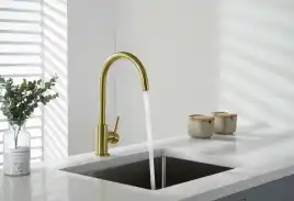 Смеситель для кухни Aquatek Европа AQ1382BG, Золото матовое