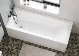 Акриловая ванна Santek Санторини 170х70 1WH302487 прямоугольная, Белая